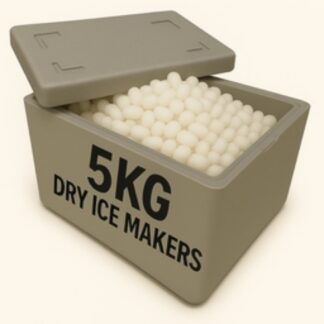 5KG FOOD GRADE DRY ICE PELLETS | 150 PELLETS, 75 SERVED DRINKS (400x300x160MM)